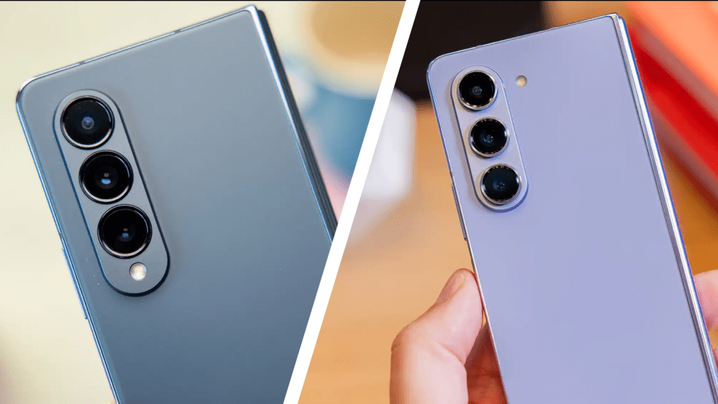 Samsung Galaxy Z Fold 5 vs Z Fold 4