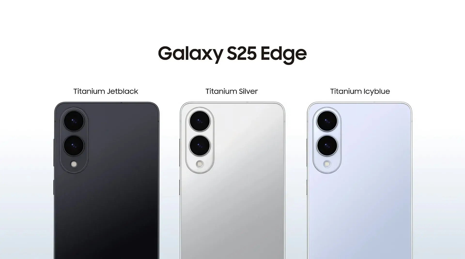 colores del samsung galaxy S25 Edge